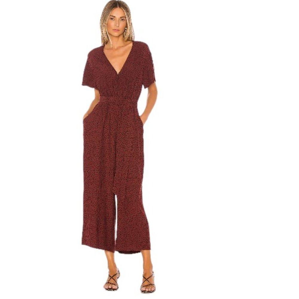 Revolve | Rails Jet Spotted Crop Wide Leg Jumpsui… - image 1
